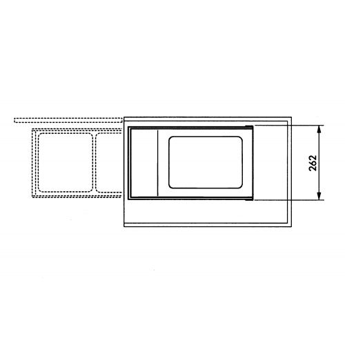 Cubo de reciclaje integrable Multi-Box Duo L