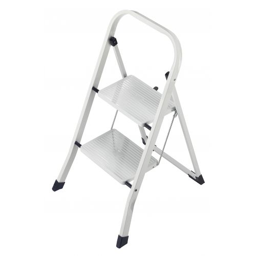 Mini escalera de acero Basic (2 peldaños)