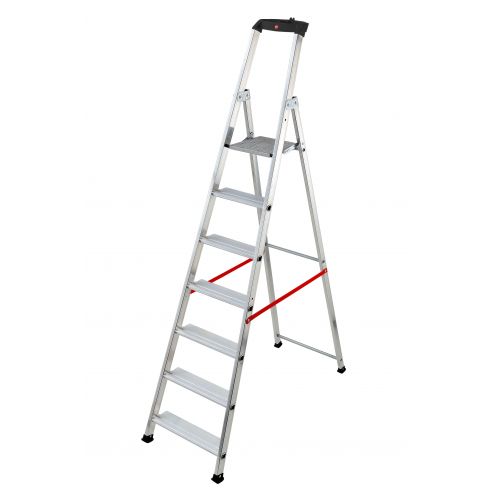 Escalera de tijera profesional Alu PRO (7 peldaños)