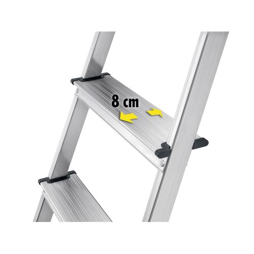 Escalera de tijera de aluminio L60 EasyClix FR