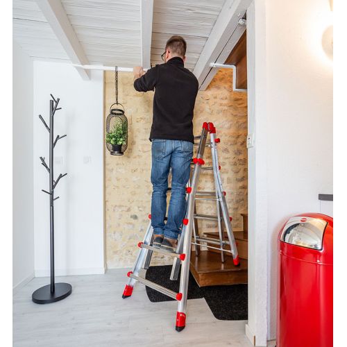 Escalera multifunción telescópica de aluminio ProfiStep Multi