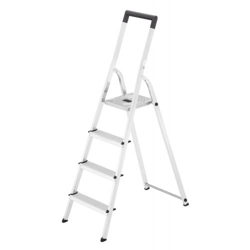 Escalera de tijera de aluminio L40 EasyClix (4 peldaños)