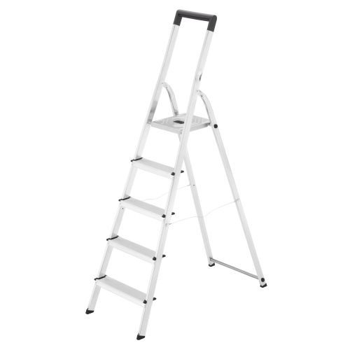 Escalera de tijera de aluminio L40 EasyClix (5 peldaños)