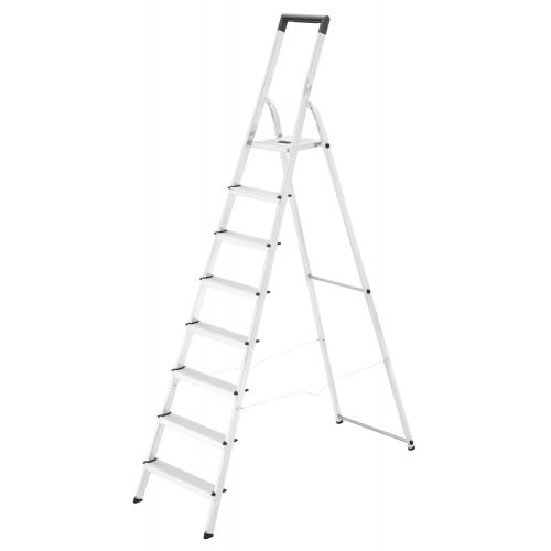 Escalera de tijera de aluminio L40 EasyClix (8 peldaños)