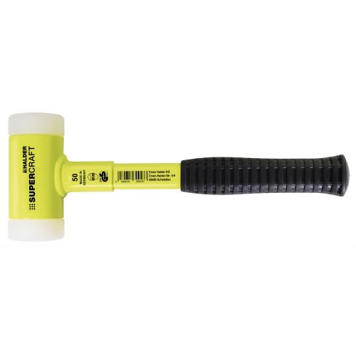 Maza anti rebote metálico amarillo Supercraft Ø 30 mm