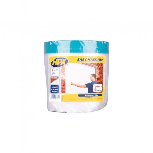 Film transparente con cinta de tela Easy Mask Outdoor (1100mm x 20m)