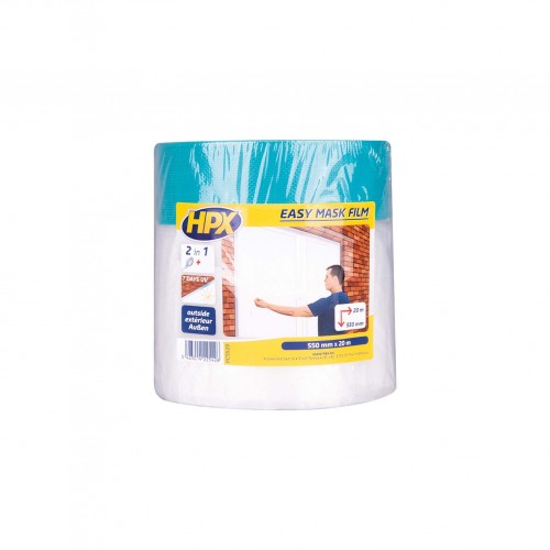 Film transparente con cinta de tela Easy Mask Outdoor (550mm x 20m)