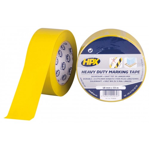 Cinta de marcaje Heavy Duty amarilla (48mm x 33m)