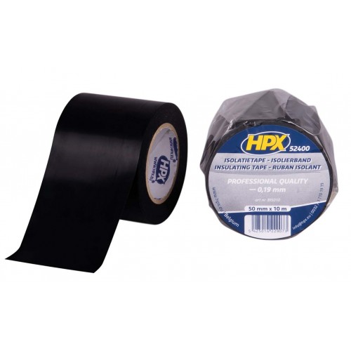 Cinta aislante ancha PVC 52400 Negro (50mm x 10m)