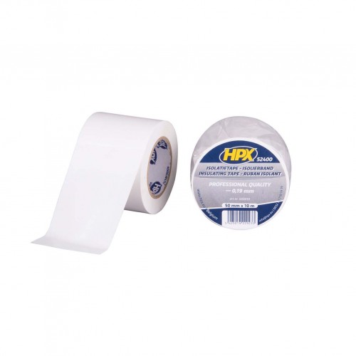 Cinta aislante ancha PVC 52400 Blanco (50mm x 10m)