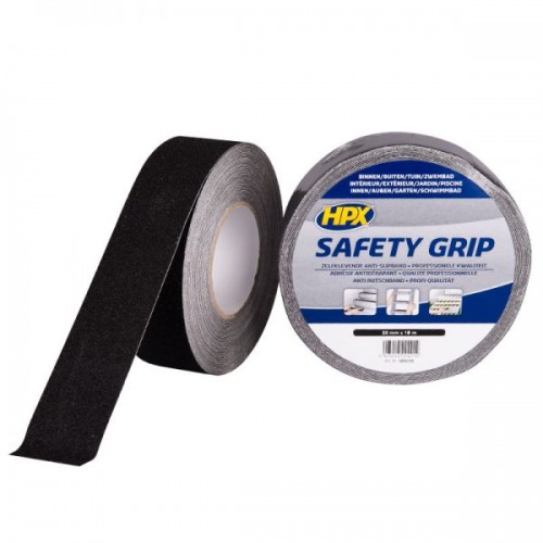 Cinta antideslizante Safety Grip Negro (50mm x 18m)