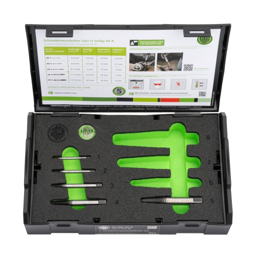 Extractor de espárragos con rosca fina
