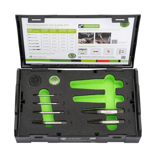 Extractor de espárragos con rosca fina