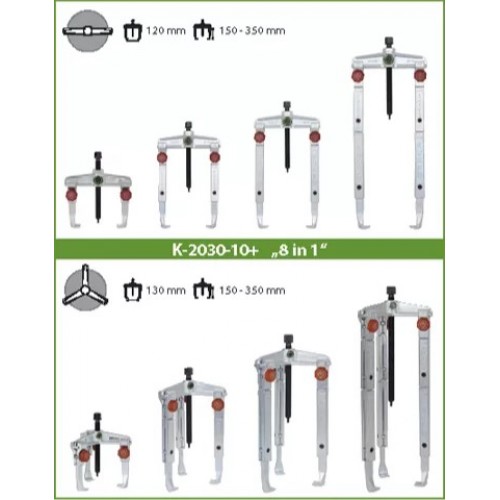 Juego de extractor de rodamientos universales 2 y 3 patas con ajuste rápido