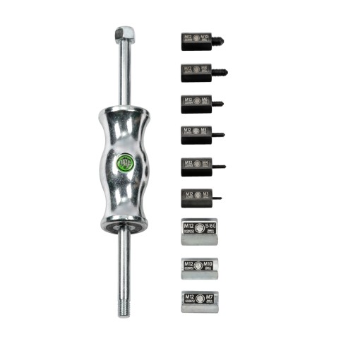 Juego con martillo deslizante para extraer piezas con rosca serie KS-22