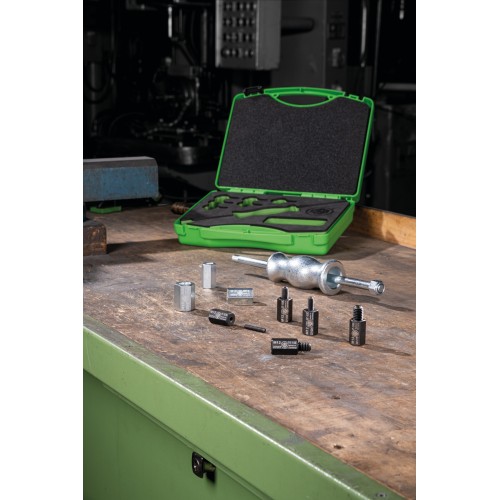 Juego con martillo deslizante para extraer piezas con rosca serie KS-22
