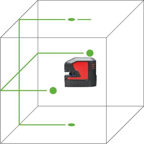 Nivel láser de líneas y puntos verdes Lino L2P5G