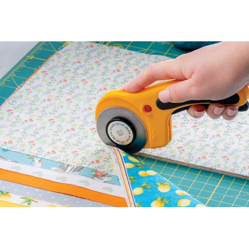 Cúter rotativo para cuchilla circular de 60 mm con botón de bloqueo