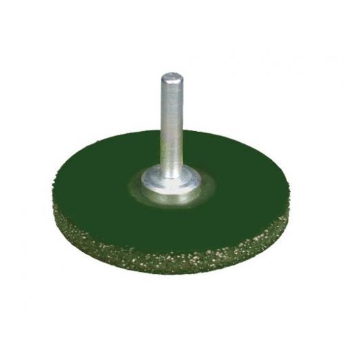 Cepillo circular acero latonado de ondulado encapsulado con vástago de 6 mm y filamento de Ø 0.30 mm (76x8x26 )