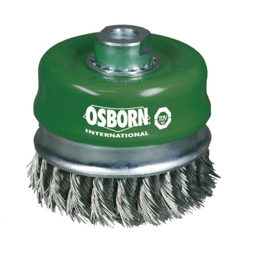 Copos de arame trançado - porca M14 (para rebarbadora 150-180-230)