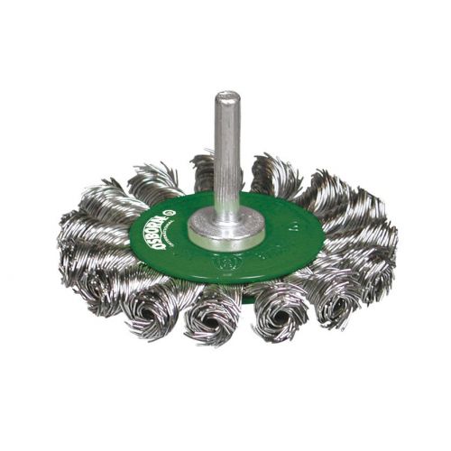 Cepillos circulares alambre trenzado - Vástago 6mm