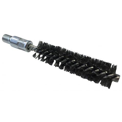 Cepillo limpiatubos de acero con rosca  1/4”BSW Ø 16 mm (100x115x0.2 mm)