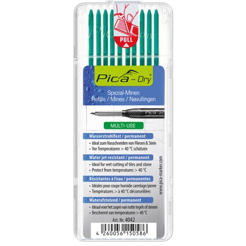 Estuche 10 minas Dry Verde