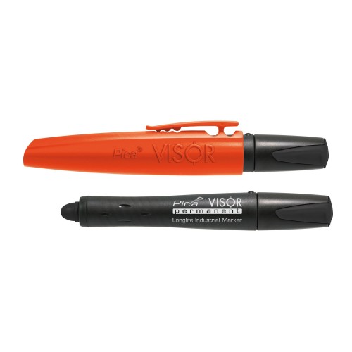Marcador industrial VISOR permanente Negro