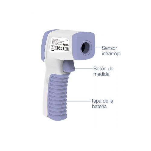 Termómetro infrarrojos para medir la temperatura sin contacto PIT20