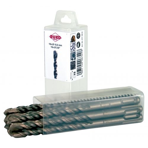 Pack de 10 brocas SDS-plus 8x210 mm