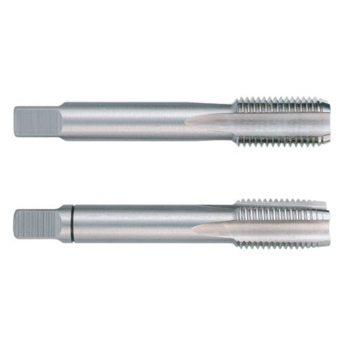 Juego de 2 machos para roscar a mano MF DIN 2181 HSS rectificados con rosca MF22 x 1,5 mm