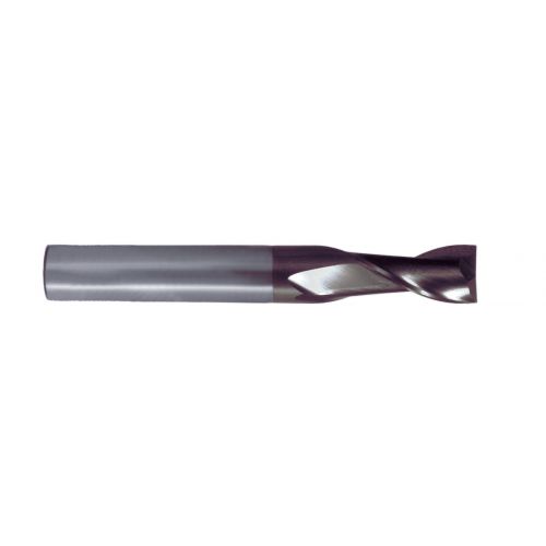 Fresa frontal metal duro DIN 6527 L/6528 2 labios (Ø 12 mm)