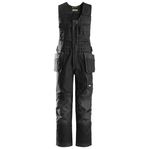 0214 Petos Canvas+™ color negro talla 040