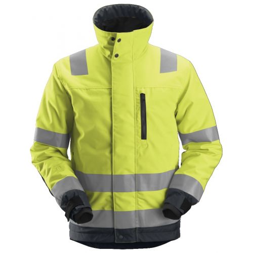 1130 Chaqueta de alta visibilidad clase 3 con aislamiento 37.5® AllroundWork amarillo/ gris acero