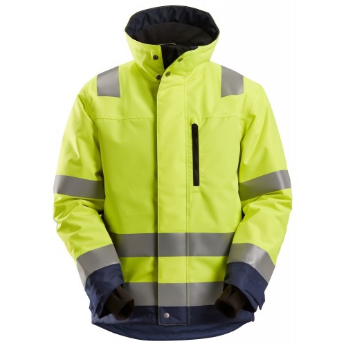 1130 Chaqueta de alta visibilidad clase 3 con aislamiento 37.5® AllroundWork amarillo/ azul marino