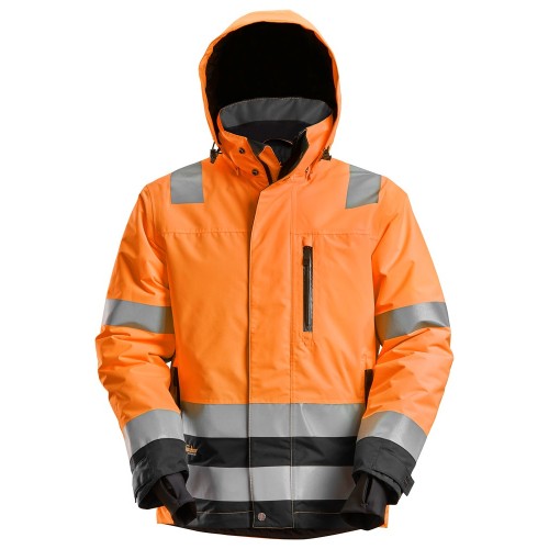 1132 Chaqueta con aislamiento 37.5® impermeable de alta visibilidad clase 3 naranja-negro talla XXL