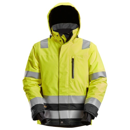 1132 Chaqueta con aislamiento 37.5® impermeable de alta visibilidad clase 3 amarillo-negro talla XS