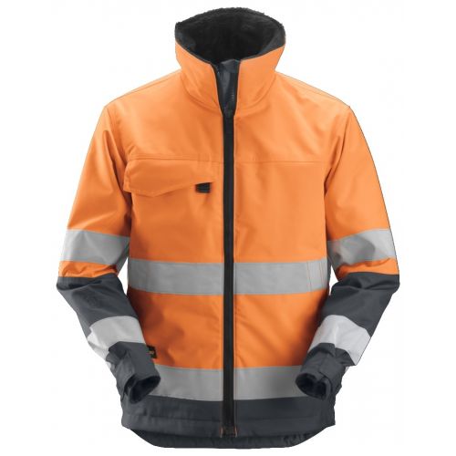 Chaqueta Core Aislada Alta Vis. CL3 naranja-gris acero T.XS