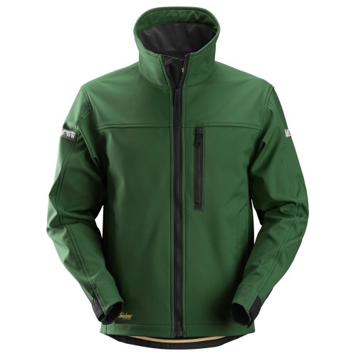 1200 Chaqueta Soft Shell AllroundWork verde forestal-negro talla XXL