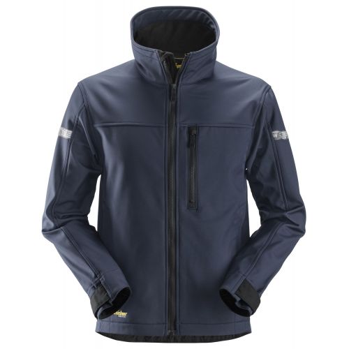 1200 Chaqueta Softshell AllroundWork azul marino-negro talla L