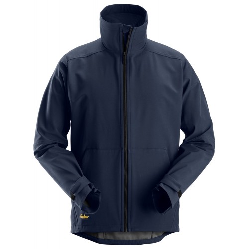 1205 Chaqueta cortaviento SoftShell AllroundWork azul marino