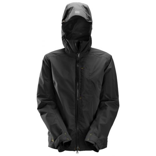 Chaqueta de mujer impermeable AllRoundWork negro talla XL