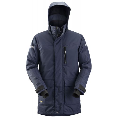 1800 Parka impermeable con aislamiento AllroundWork 37.5® azul marino/ negro