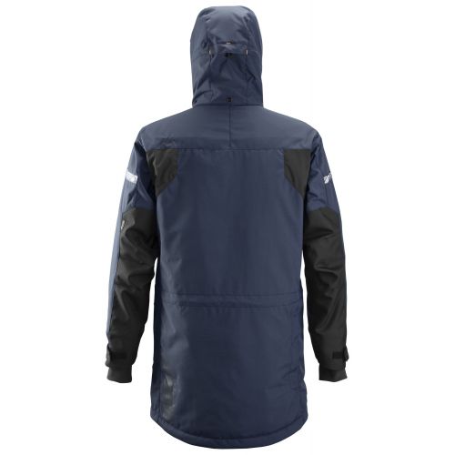 1800 Parka impermeable con aislamiento AllroundWork 37.5® azul marino/ negro