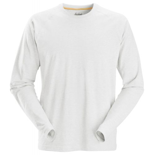 Camiseta manga larga AllroundWork Blanca talla XXXL