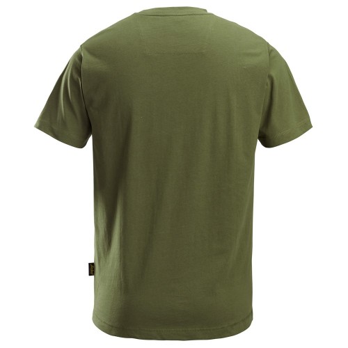 2502 Camiseta de manga corta clásica verde khaki