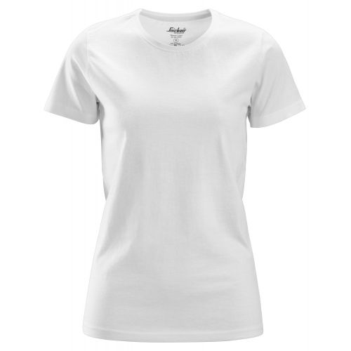 2516 Camiseta de manga corta para mujer blanco