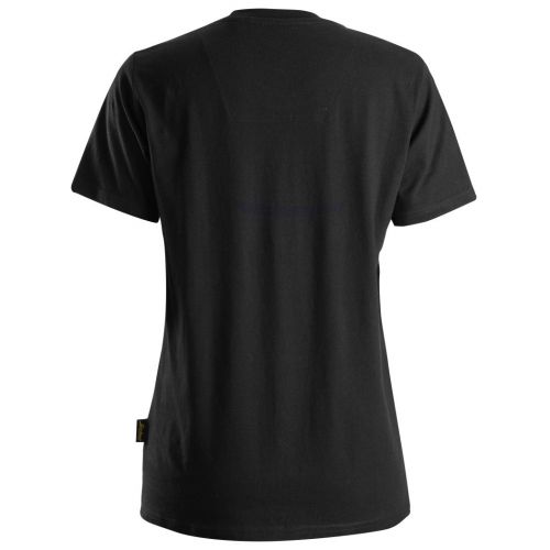 2517 Camiseta de manga corta para mujer de algodón orgánico AllroundWork negro