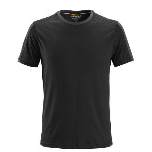 2518 Camiseta AllroundWork Negro / Gris acero