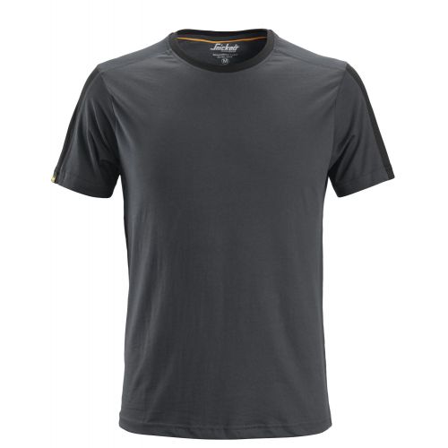 2518 Camiseta AllroundWork gris acero-negro talla XXL